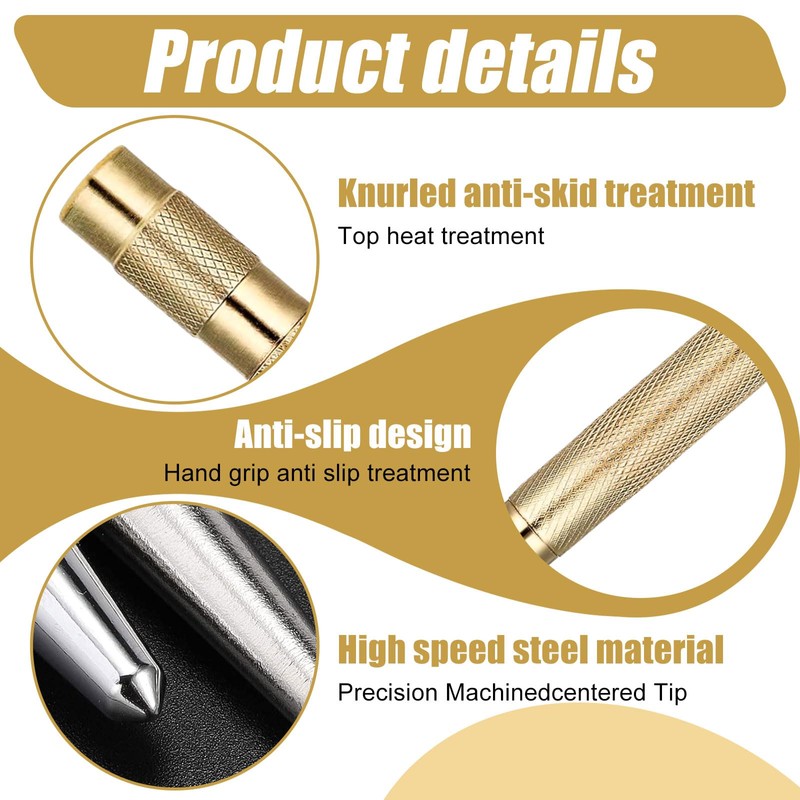 KRANX Step Drill Bits Set for Metal 2Pcs, Stappenboor, Stap