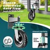 Aclastool Gate Wheel, 15.4 Inch Overall Height, 8 Inch Wheel