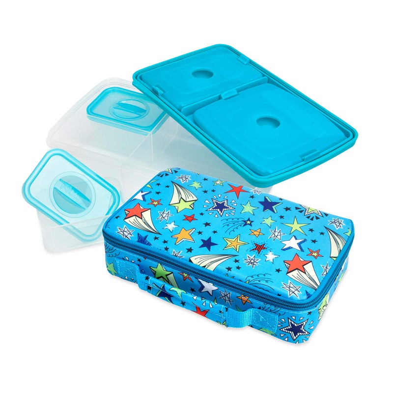 Nuby Lunchbox with Insulated Travel Bag - Bento Lunch Box