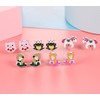 20 pares de arete de clip para niños y niñas
