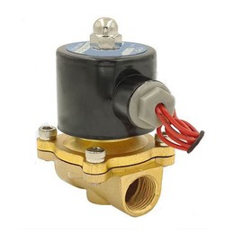 1/2" Solenoid Valves DC 2AV 2W160-15 Electric Normally Closed Way Solenoid Valve for Water Air Gas Fuels