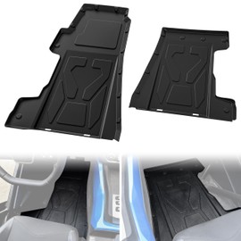 LDETXY TPE Floor Mats for Slingshot LE R S SL SLR, Black All Weather Protection Floor Liner Floor Protective Pads Mats for 2020-2022 Polaris Slingshot LE R S SL SLR Accessories, Replace #2889323