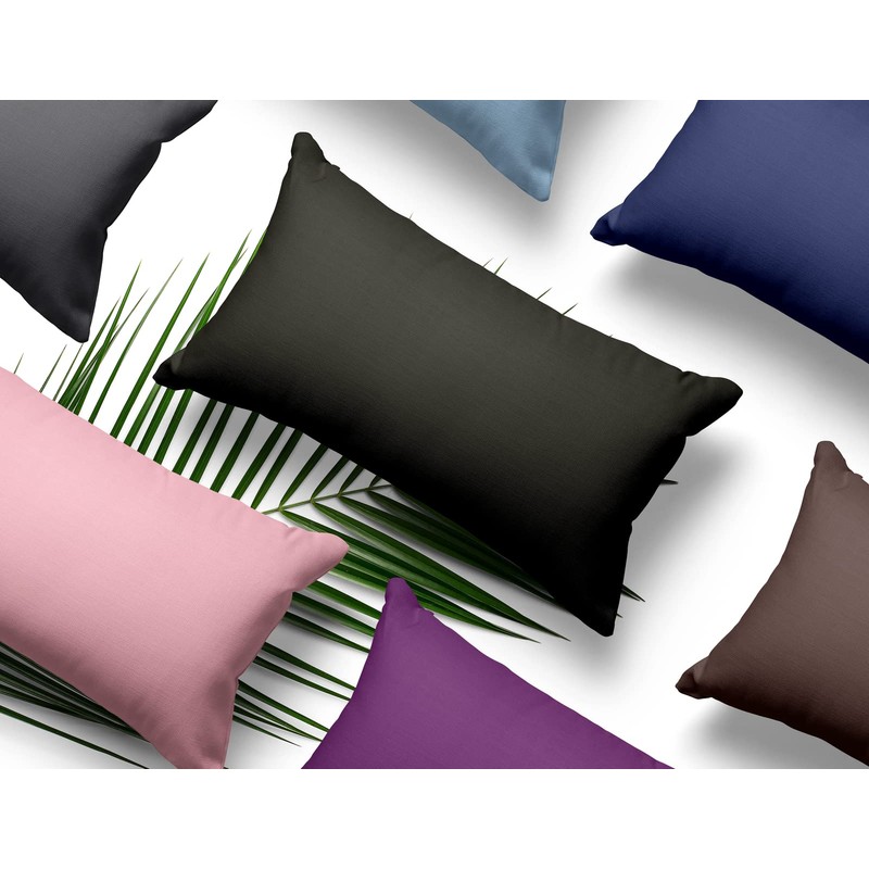 Amolavet Cushion Cover 40 x 80 cm, Black, Set of