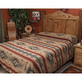 Mission Del Rey Western Bedding Collection - Isleta Tan King