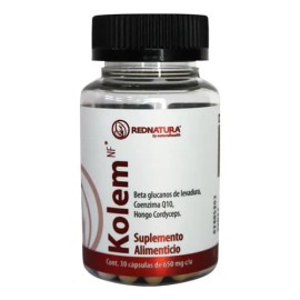 Rednatura Kolem Reduce Colesterol Y Triglicéridos 30caps Sabor Sin Sabor