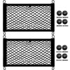 2 Pack Car Storage Net, DEDC 17.7x9.8 inch Cargo Net