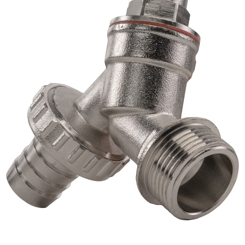Standard 1/2"bspm OR Large 3/4"bspm Silver Brass Traditional bib tap,NO