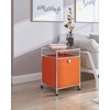Simplink Elegant Matte Storage Cart with 22.8" Height - Perfect