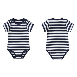 Chamie Baby Unisex Cotton Bodysuit Short Sleeve Bodysuits Newborn Baby Boy Girl Romper Infant Babygrow 5 Pack