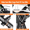 YONTUO Rear Bike Rack with Bike Bag,Bike Cargo Rack with