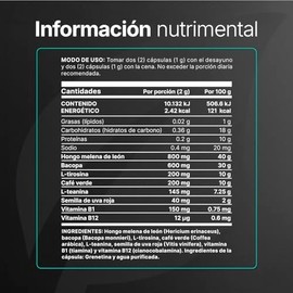 B Life Clarity Platinum Fórmula Adaptógena Premium con 260 cápsulas