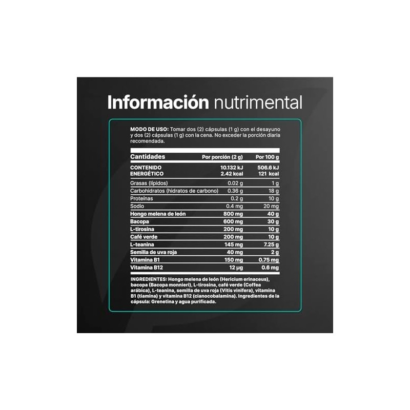 B Life Clarity Platinum Fórmula Adaptógena Premium con 260 cápsulas