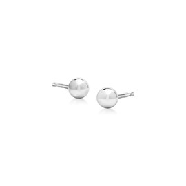 Ross-Simons 14kt White Gold Ball Stud Earrings
