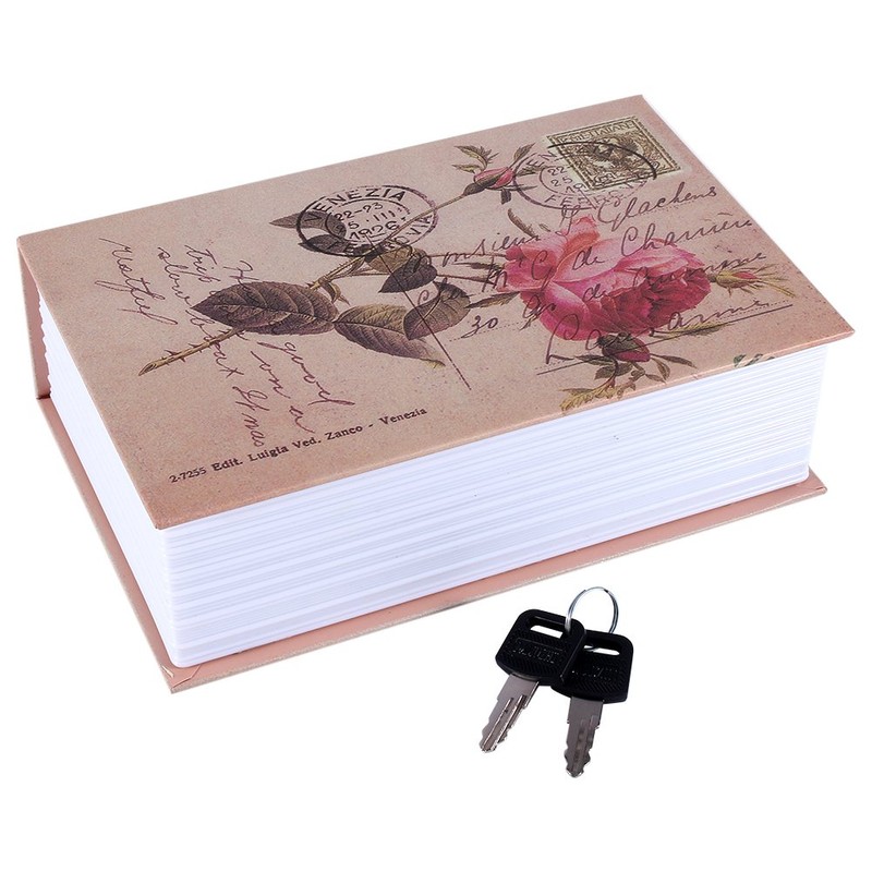 Diversion Book Safe with Key Lock, Secrect Hidden Safe Lock