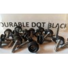 Durable DOT 50 BLACK SNAPS Black Stud w/ 5/8" Stainless