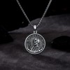 ROMANTIC WORK Memento Mori Necklace 925 Sterling Silver Memento Mori