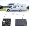 Solar Panel Powered Fan Portable 3.5W 6V Solar Exhaust Fan