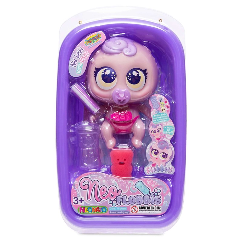AMPARIN, S.A. DE C.V. Bandai Baby Doll Neoflobbi Flobbeti Pink