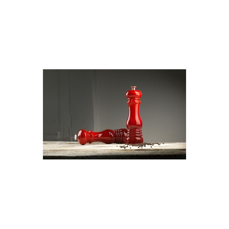 Le Creuset MG610-67 Salt and Pepper Mill Set, 8-Inch, Cerise