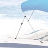 Leader Accessories Adjustable Bimini Top Rear Support Poles Universal Fit
