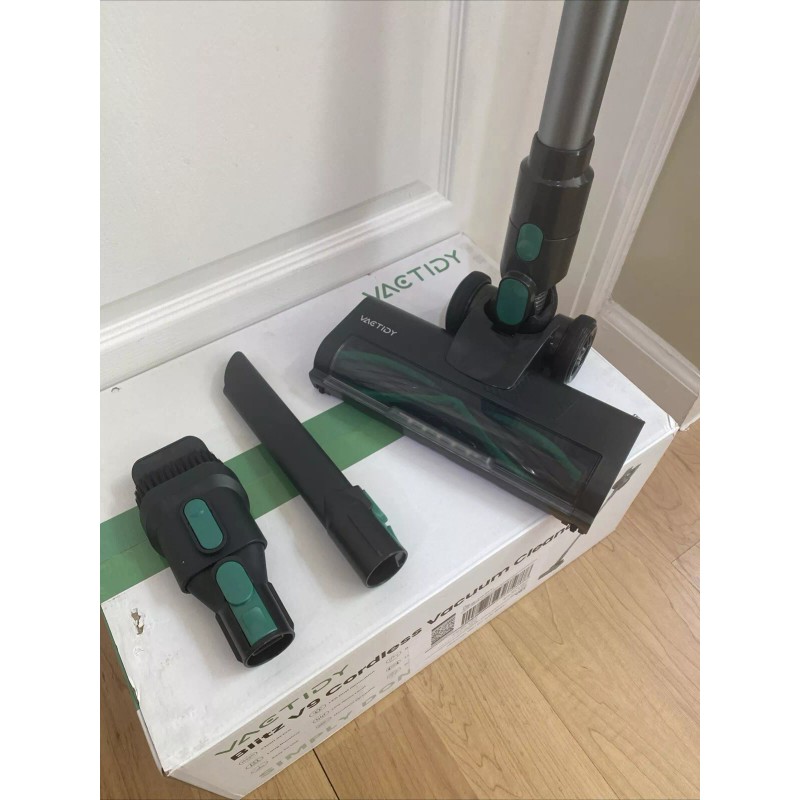 VAOTIDY V9 Cordless Vacuum Cleaner, 30Kpa Powerful Suction with Brushless