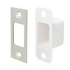Nuk3y Deadbolt Strike 1-1/8" x 2-3/4" with Dustbox - Stainless