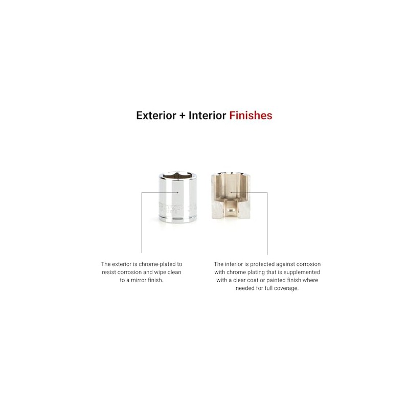 TEKTON 3/8 Inch Drive x 24 mm Shallow 6-Point Socket