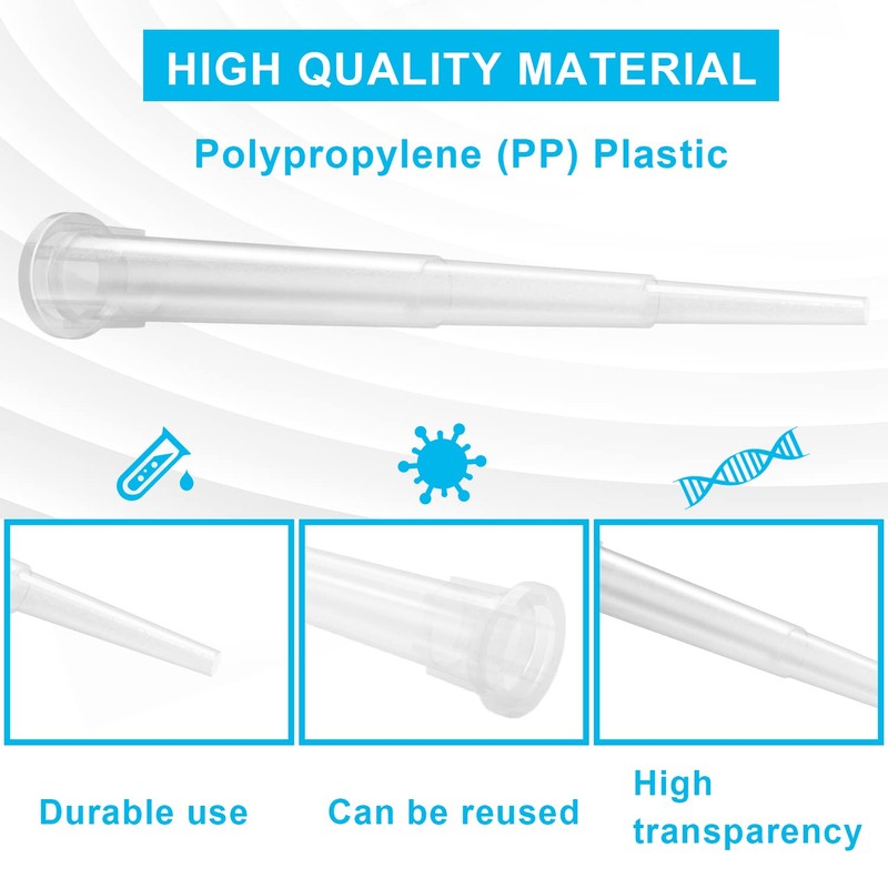 ONiLAB Pipette Tips 10 ul 1000 Pieces Laboratory Universal Plastic