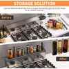 BFONS BFONS 30" Magnetic Stove Top Shelf Spice Rack Storage,