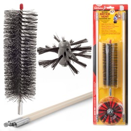 Gardus RJR601 LintEater Junior Rotary Dryer Vent Cleaning System, Removes Lint, Extends Up to 3’