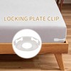 lasuroa 4pcs Bed Sheet Holder with Lock Strips, Non-Slip Lock