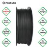 Black Tough Strong Professional PLA Filament, FilaCube HT-PLA+ High Temperature