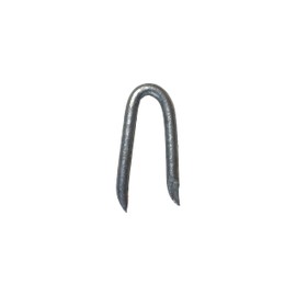 TOX Fence 063260101 Wire Loops, Steel Clamps for Wire Attachment, U-shaped, Hot-Dip Galvanised, 2.0 x 20 mm, 1 Tub, 400 g (Pack of 440)