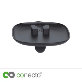 conecto, Wall Mount for SONOS ONE (SL) and SONOS Play:1, Speaker Bracket Made of Steel and Aluminium, Black