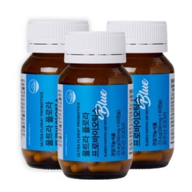 Yeo Esther Lactobacillus 3 Bottles 180 Capsules Blue Ultra Flora Probiotics Blue Home Shopping Same Product / 여에스더 유산균 3병 180캡슐 블루 울트라 플로라 프로바이오틱스 블루 홈쇼핑 동일상품