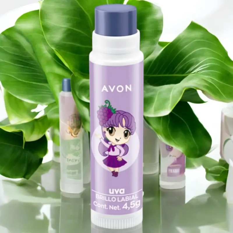 Kit 2 Brillo Labial Frutita Uva Avon