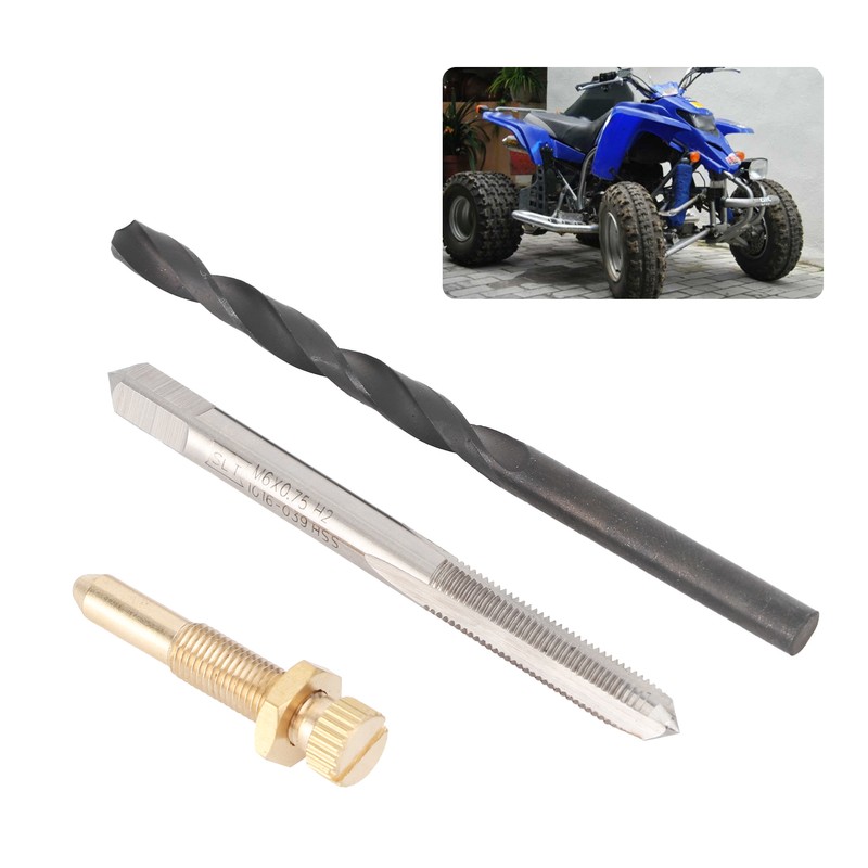 Idle Screw Kit Carburetor Repair Tool with Drill Tap for