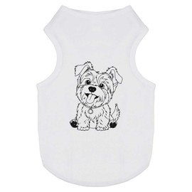 'Happy Yorkshire Terrier' Pet Dog/Cat T-Shirt (PT00152081)