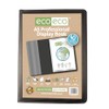 eco-eco A5 50% Recycled 40 Pocket Black Professional Business Display