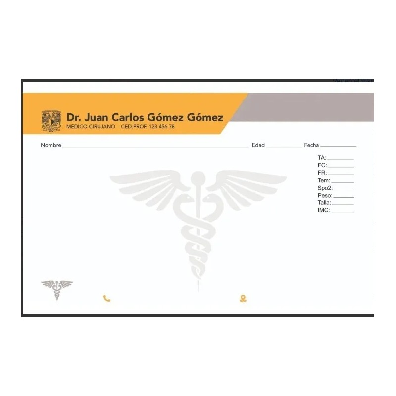 200 Recetas Medicas / Remisiones / Notas Papel Autocopiante