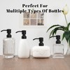 2 Pack Black 304 Stainless Steel Soap Dispenser Pump Replacement