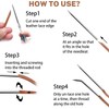 Aeesio Softball Baseball Glove Lace, Mitt Lace Repair Kit Includes