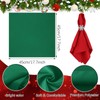 EBOOT 16 PCS Christmas Napkins and Ring Set 8 PCS