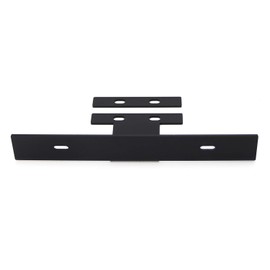 iJDMTOY No-Drill OEM Tow Hook Ring Mount Front License Plate Relocator Bracket Compatible with 2017-2020 and 2021-up Ford Raptor