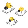 4Pcs/Set Wrought Iron Bee Decoration Wall Hanging 3 Dimensional Bee