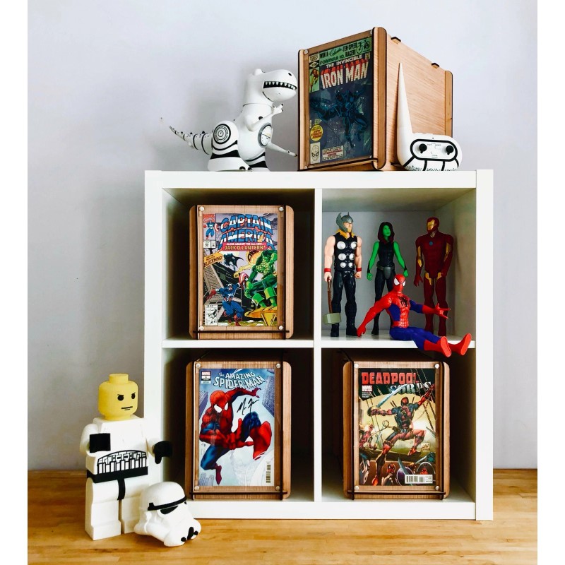 Romany House Two Pack Comic Book Storage Boxes & Acrylic