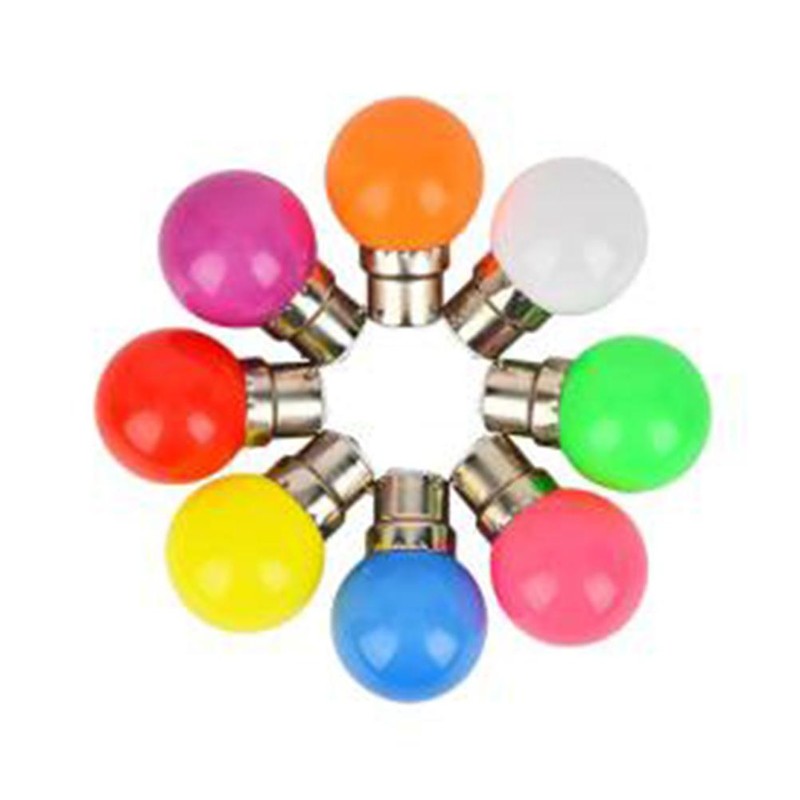 20 Pcs LED Bulb Color B22 3W Equivalent 30W 240LM