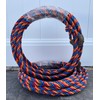39ft Poly Nylon Blue and Orange Western Rodeo Rope, Charro