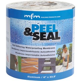 Mfm Building Product 50042 6"X33.5' Peel & Seal, 6 in. x 33.5 Ft, Aluminum - Pack of 2