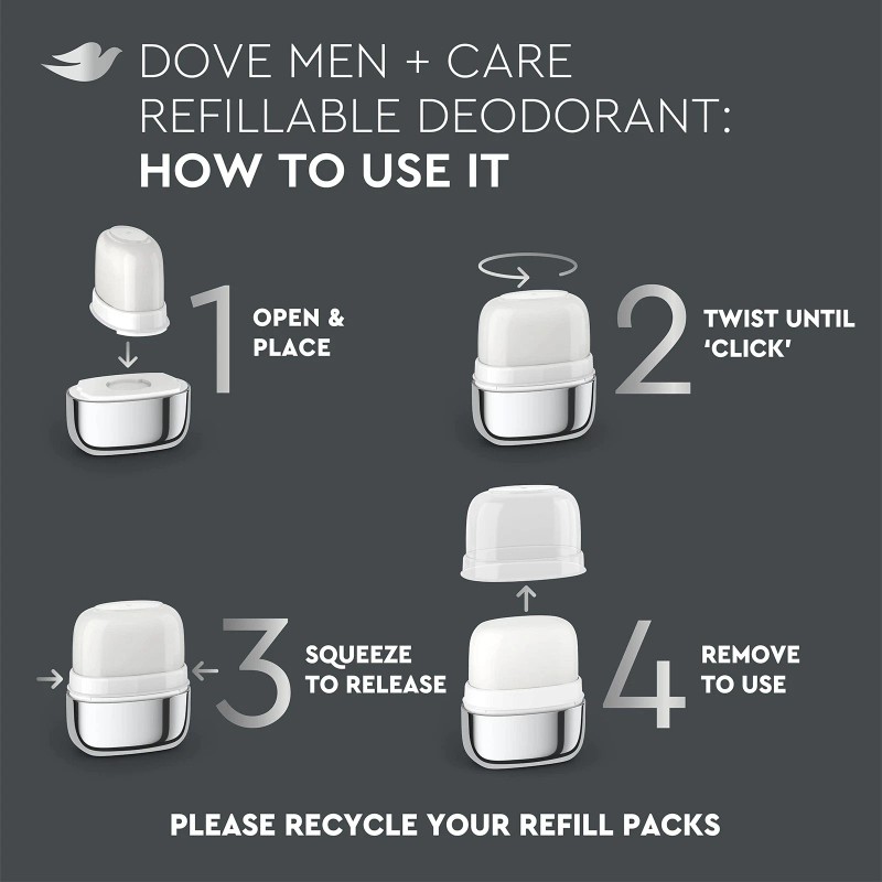 Dove Men Care Ultimate Clean Touch 2 Pack Aluminum Free